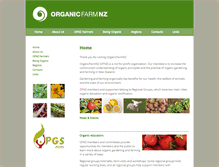 Tablet Screenshot of organicfarm.org.nz