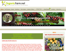 Tablet Screenshot of organicfarm.net